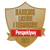 Znak graficzny Rankingu Liceów i Techników Perspektywy 2023